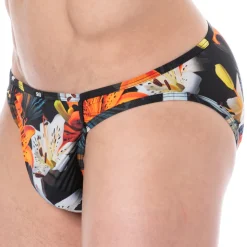 Slip Microfibre Tropical Summer Noir