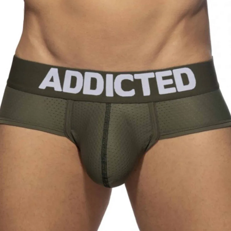 Slip Push Up Mesh Kaki