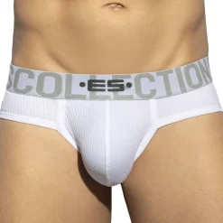 Slip Recycled Rib Blanc