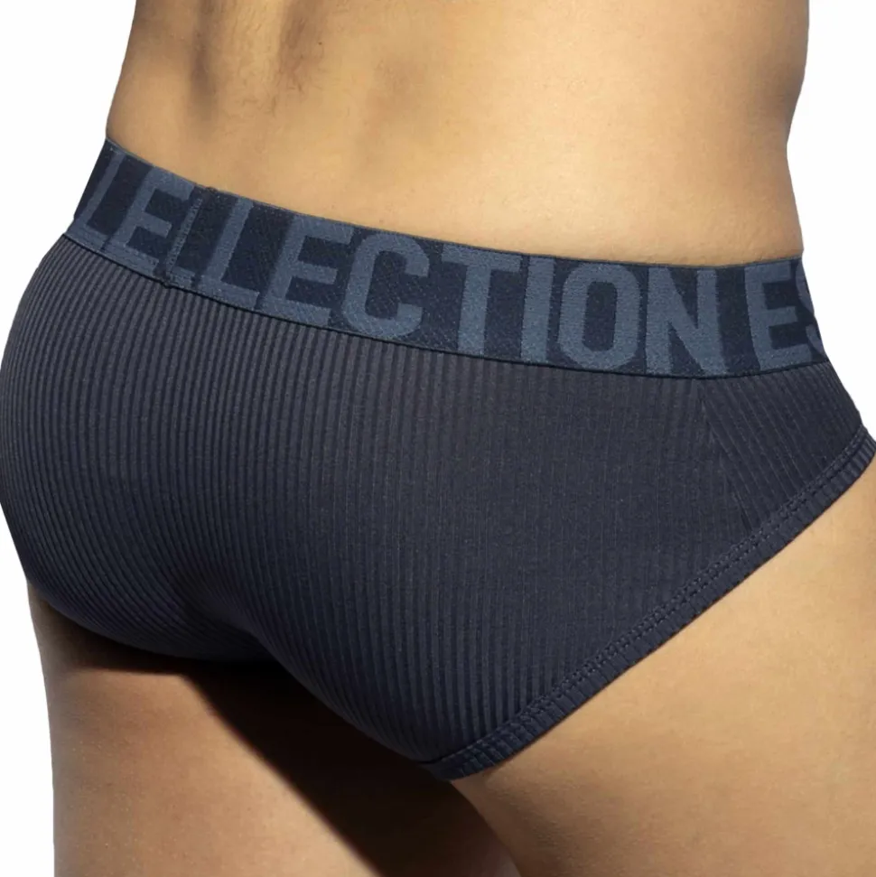 Slip Recycled Rib Bleu Marine