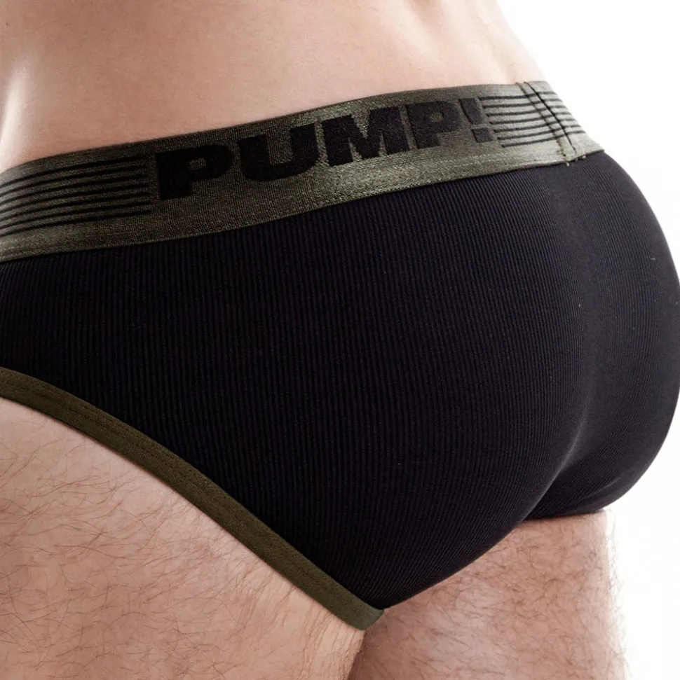Slip Ribbed Vert Militaire