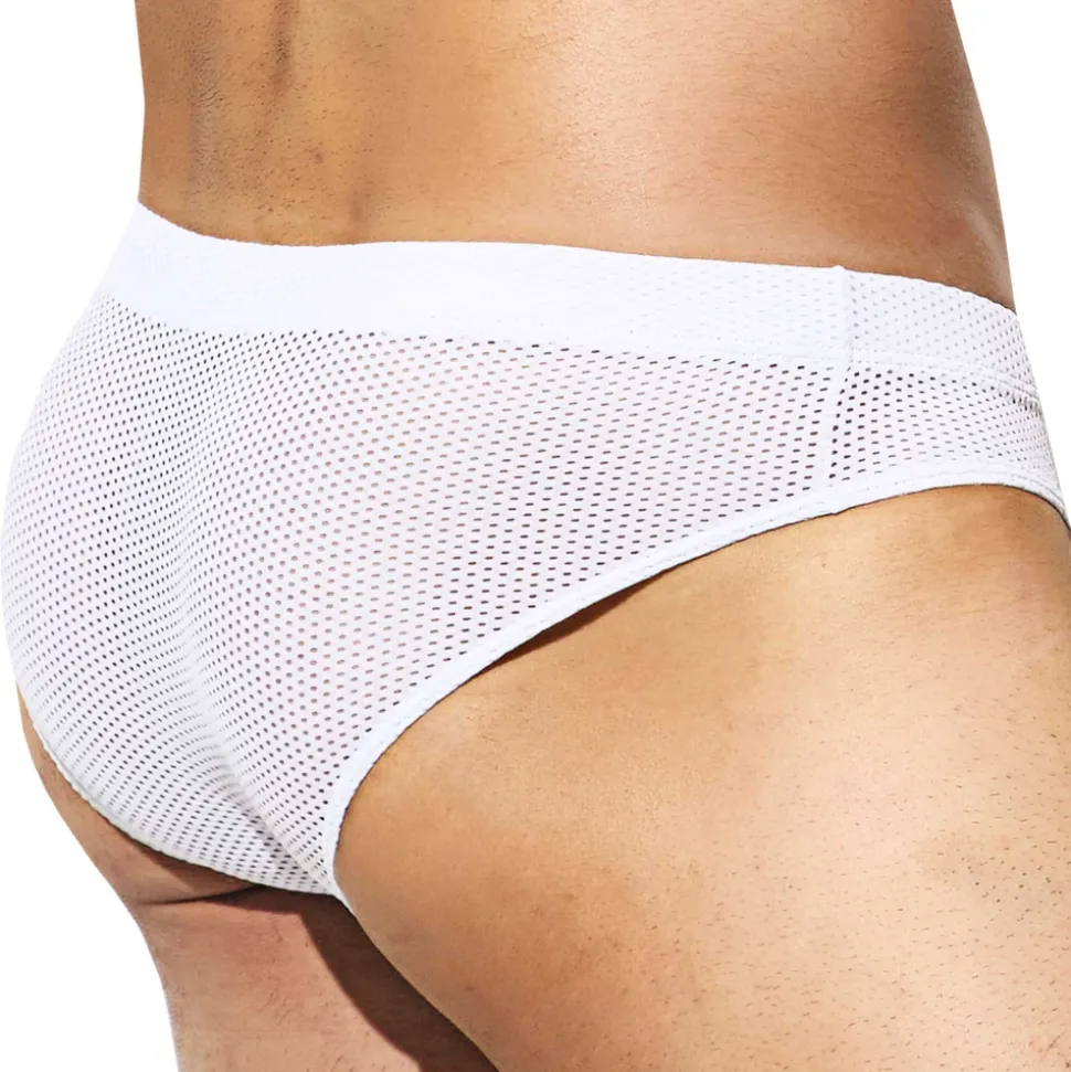 Slip Shadow Mesh Blanc