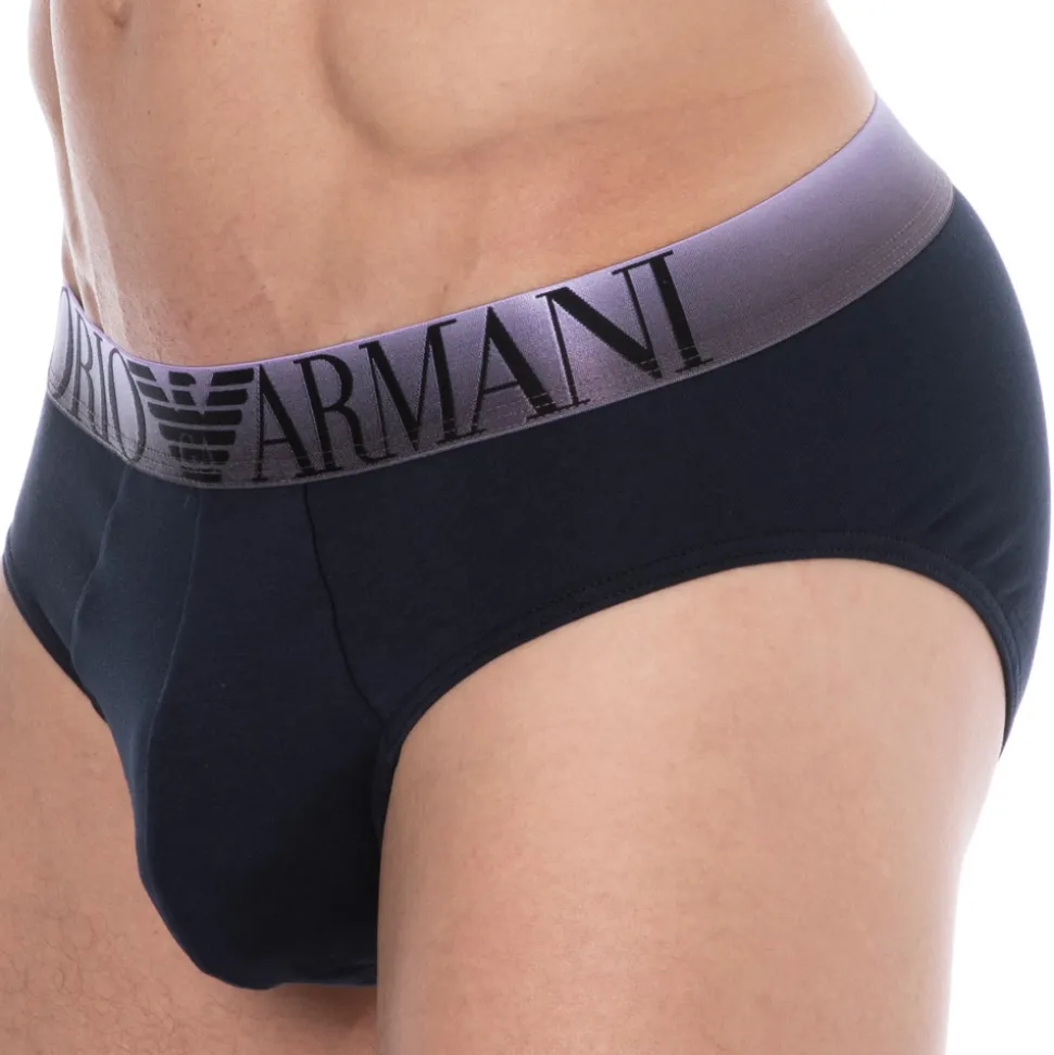 Slip Superfine Coton Marine