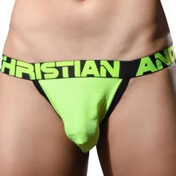 Slip Tanga Almost Naked Moisture Control Jaune Fluo