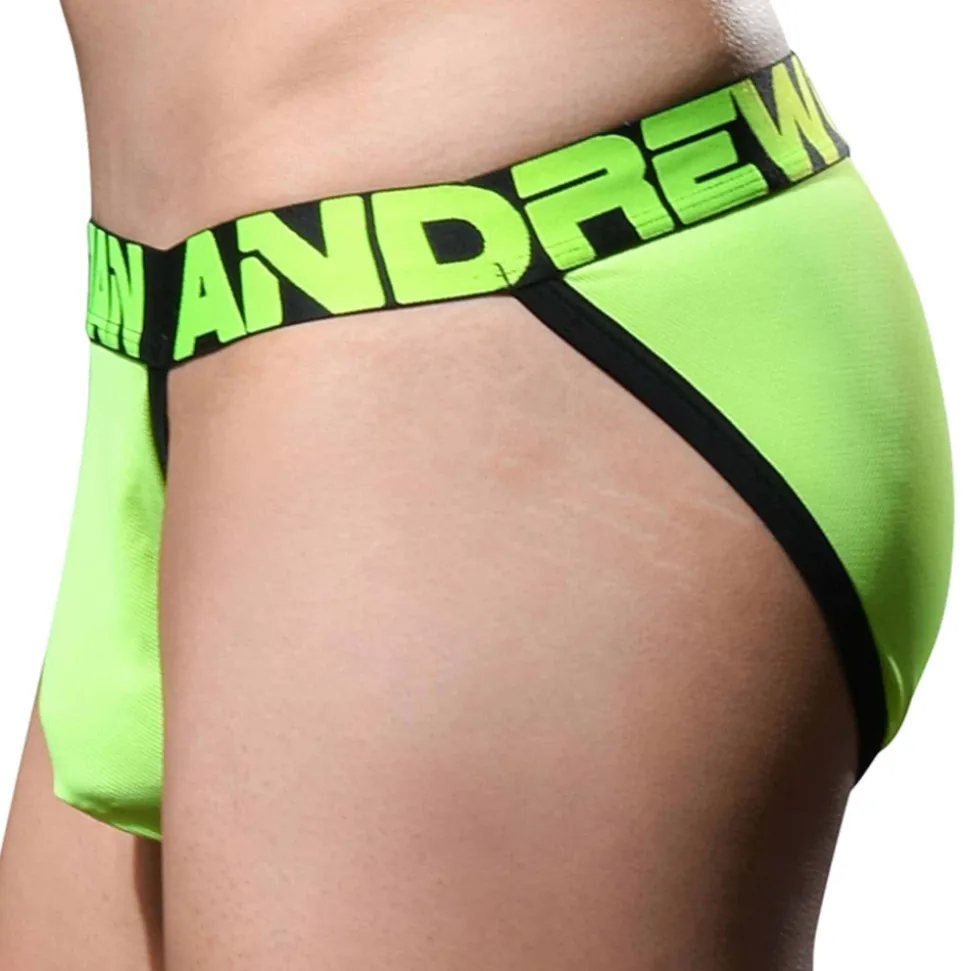 Slip Tanga Almost Naked Moisture Control Jaune Fluo