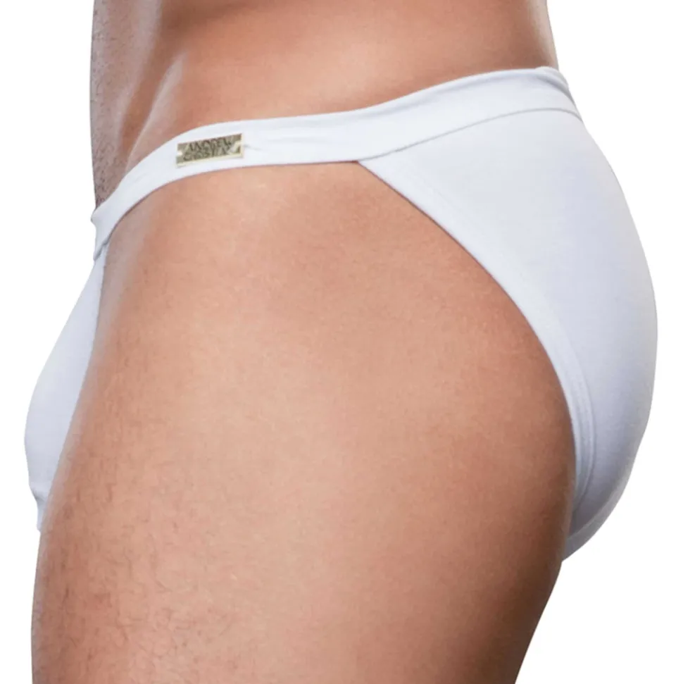 Slip Tanga Almost Naked "Sex" Bambou Blanc