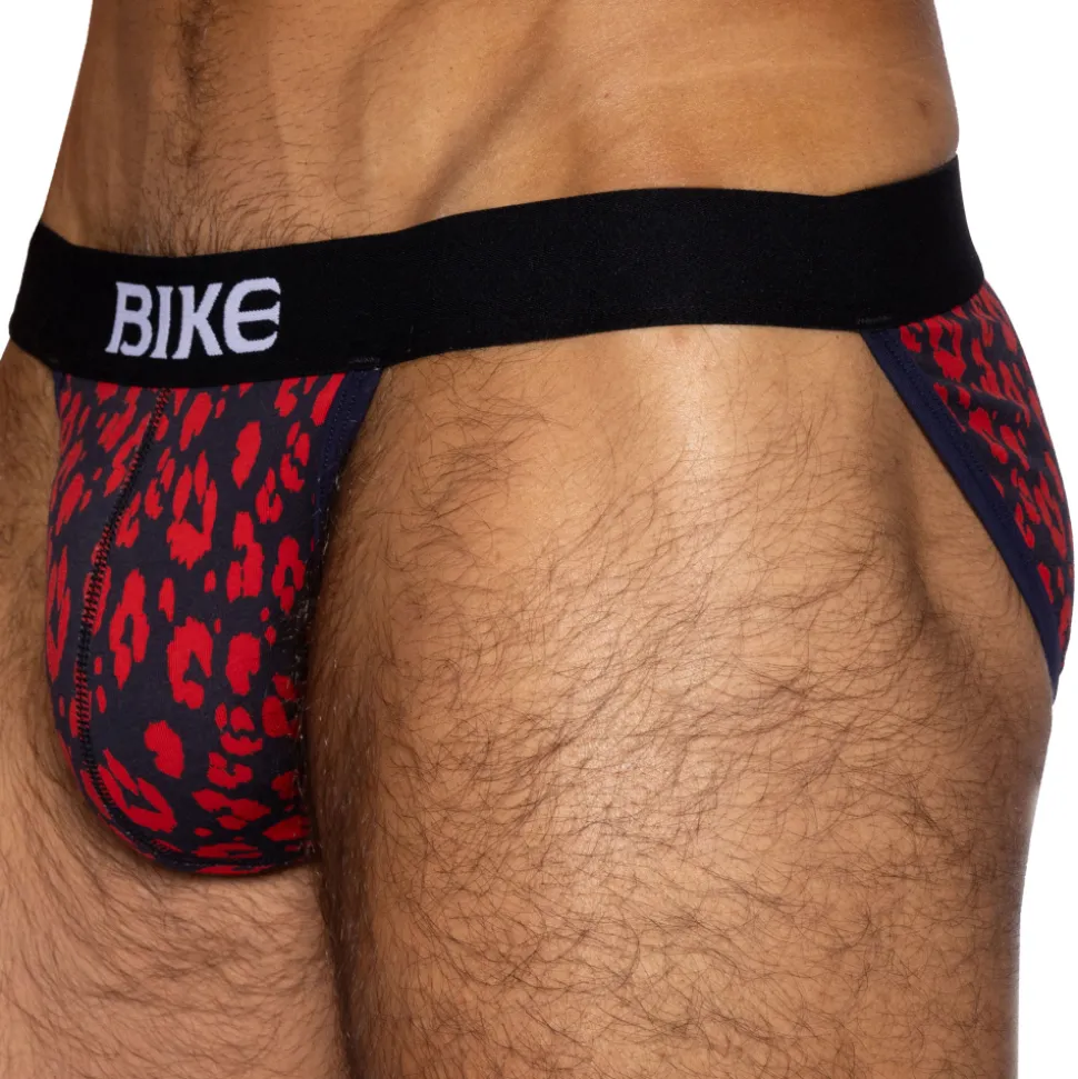 Slip Tanga Coton Léopard