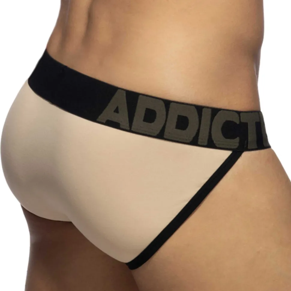 Slip Tanga Naked Feeling Push Up Beige