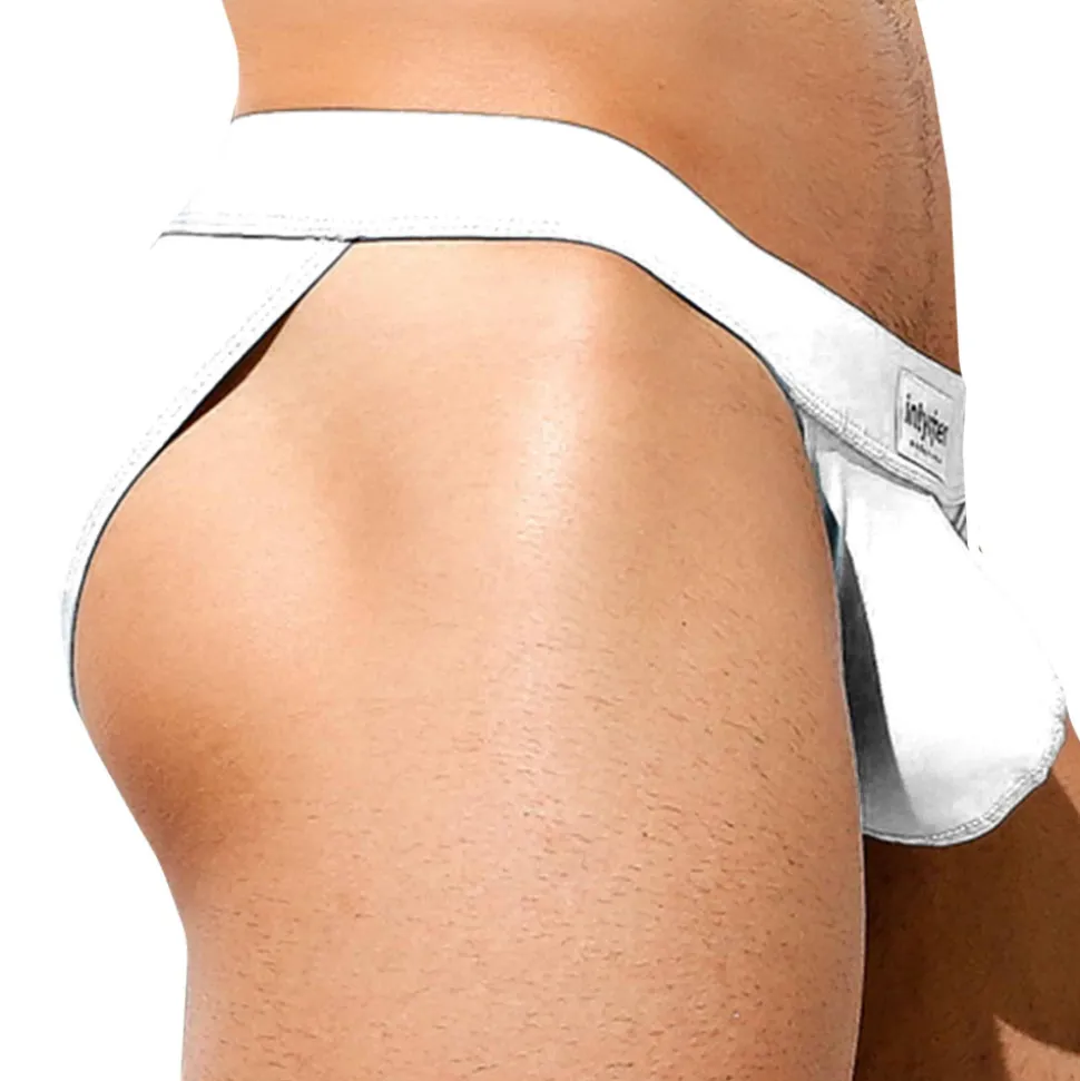 Slip Tanga Obscene Blanc
