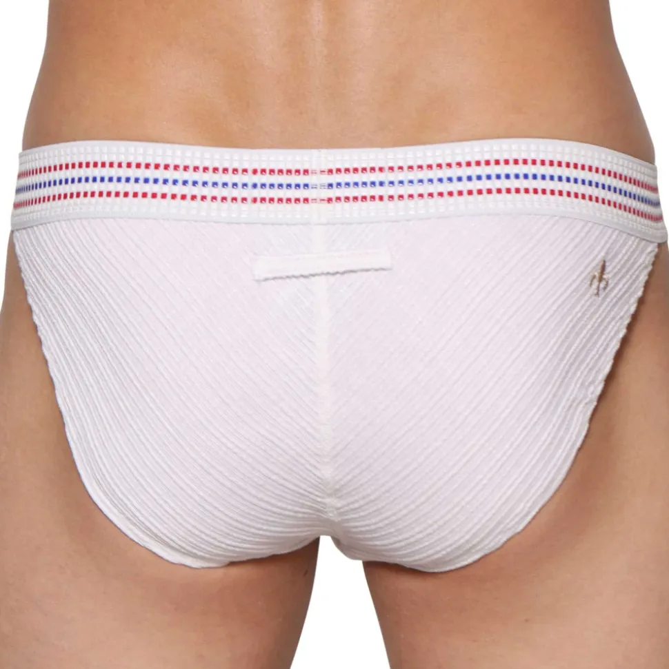 Slip Tanga Uomo Blanc
