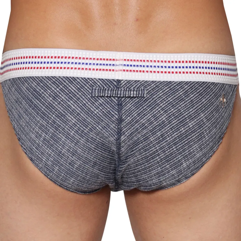 Slip Tanga Uomo Bleu Marine