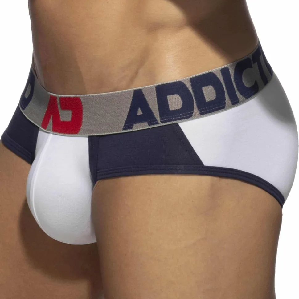 Slip Trey Coton Blanc - Marine