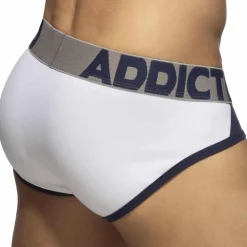 Slip Trey Coton Blanc - Marine