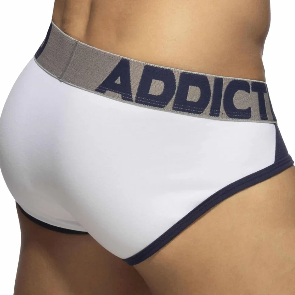 Slip Trey Coton Blanc - Marine
