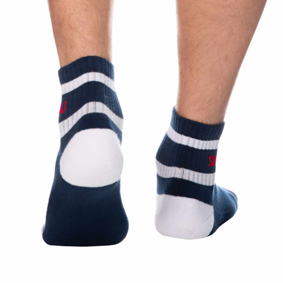 Socquettes Sport Bleu Marine