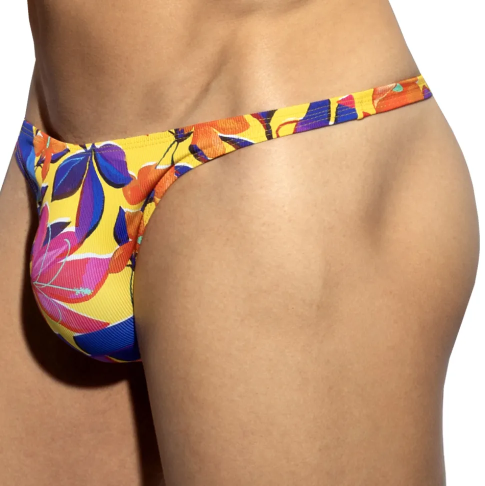 String Bold Flowers Jaune