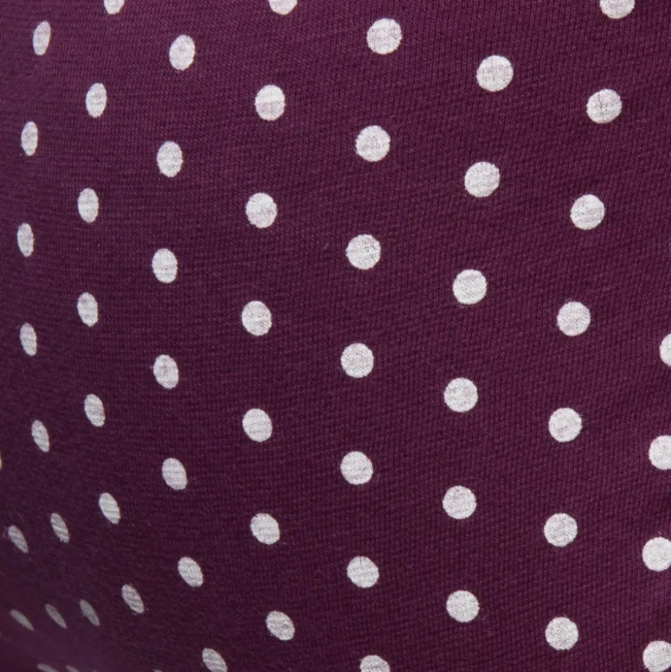 String Cum Dots Aubergine