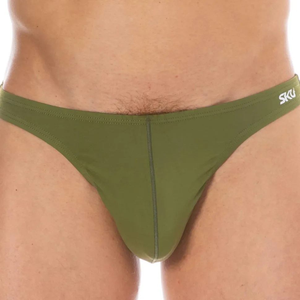 String de Bain Kaki