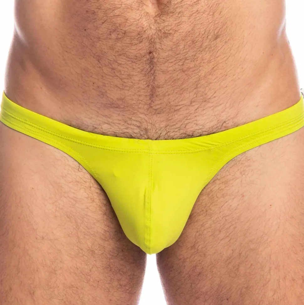 String de Bain Teddy Vert Fluo