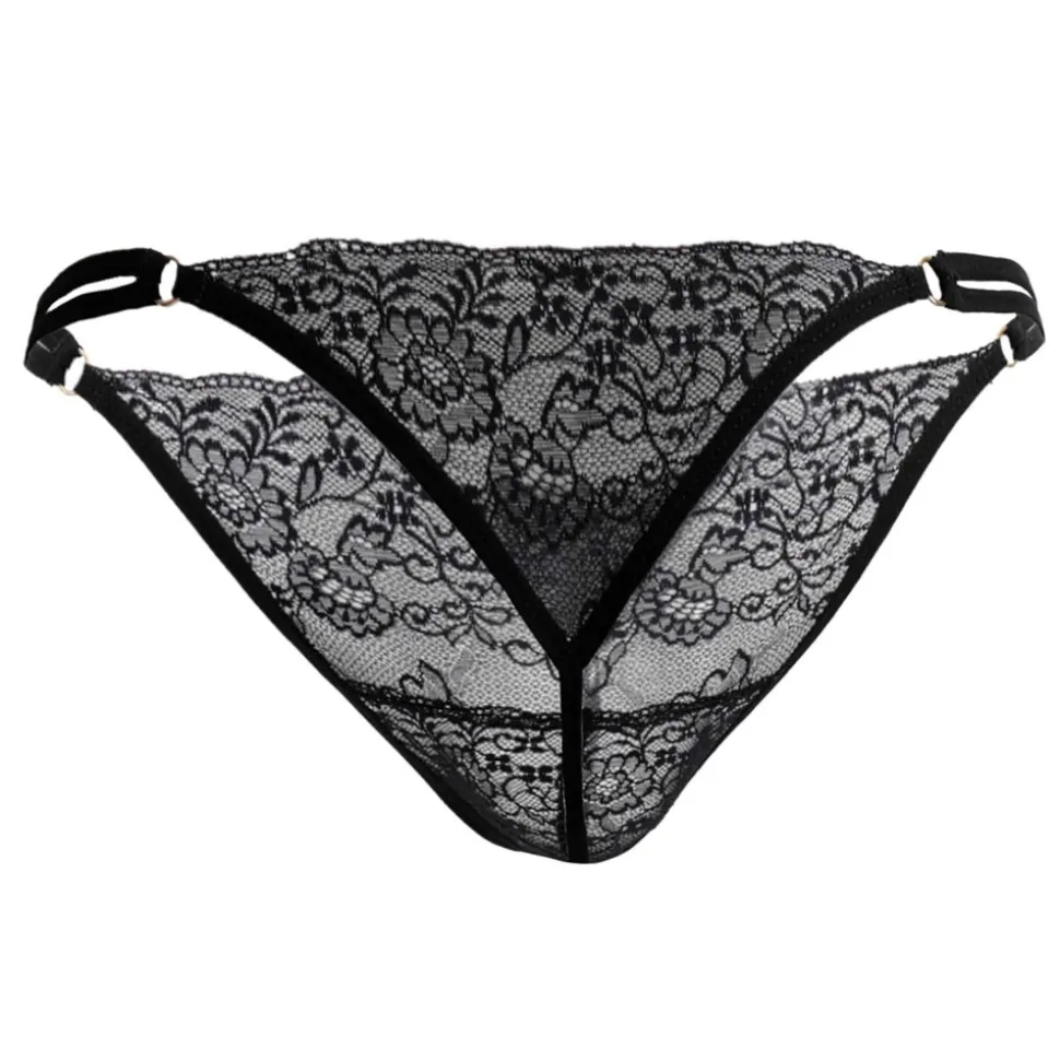 String Dentelle Double Ficelle Noir