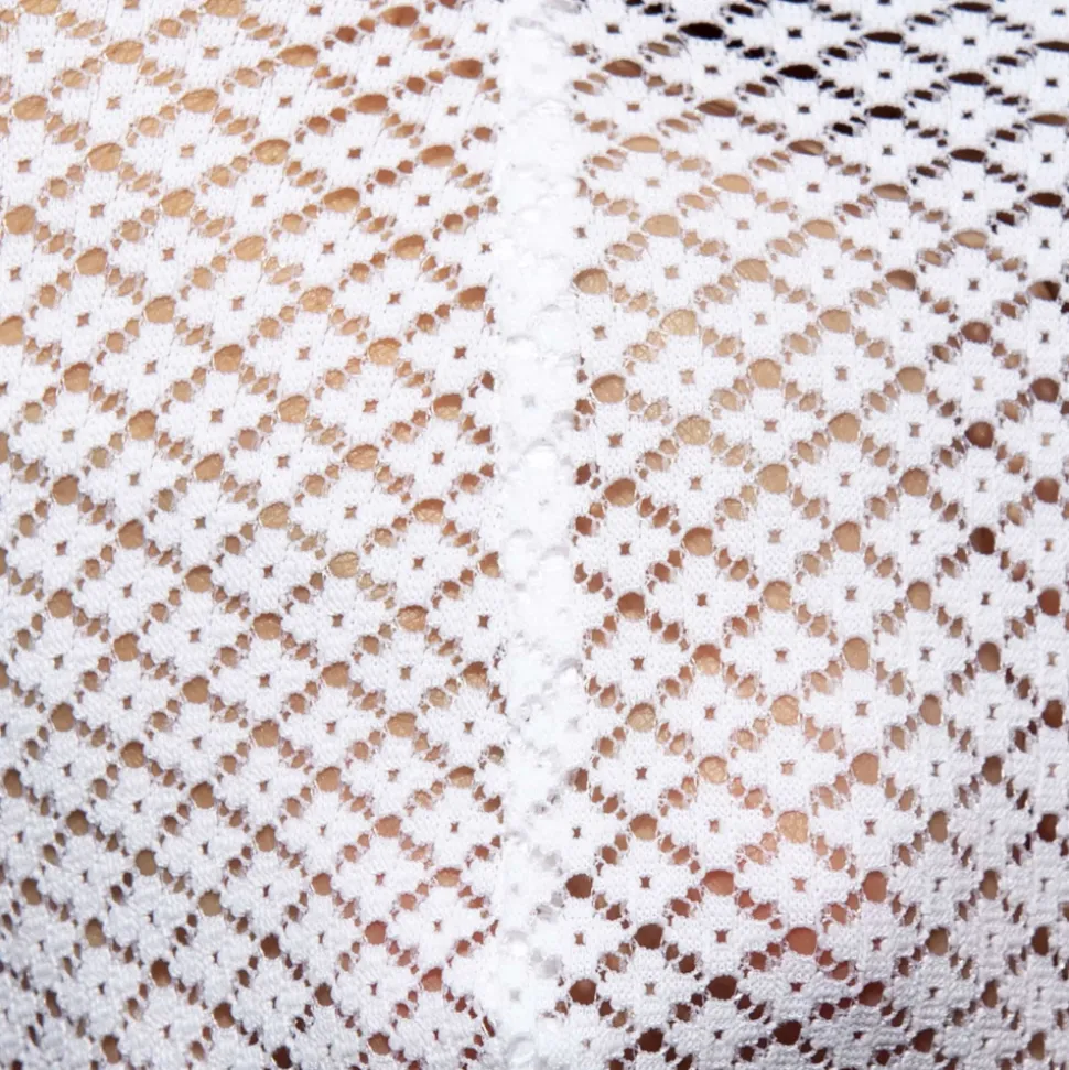 String Diamond Dentelle Blanc