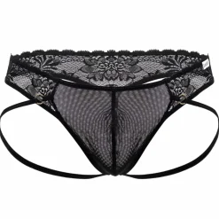 String Jock Dentelle Noir