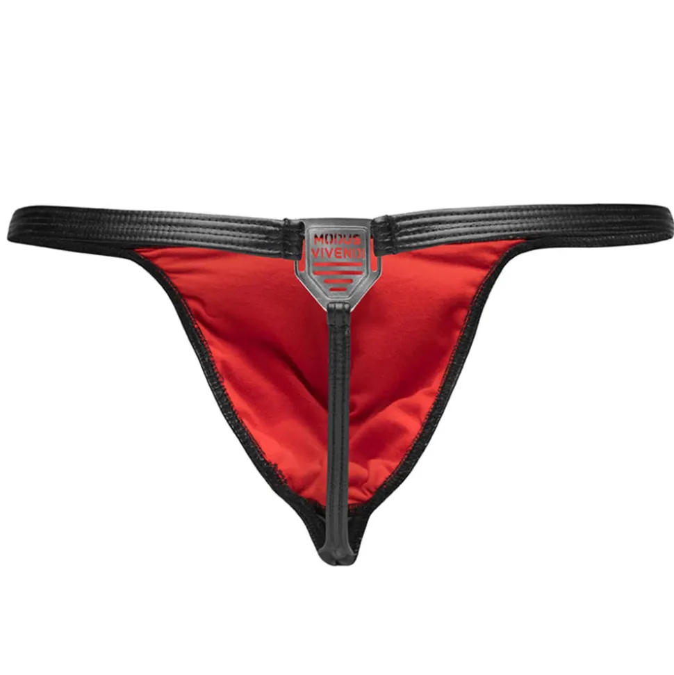 String Leather Simili-Cuir Noir