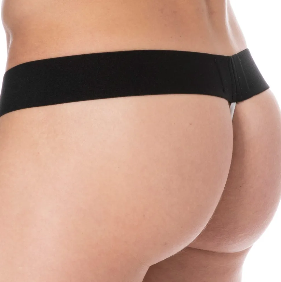 String Logo Coton Noir