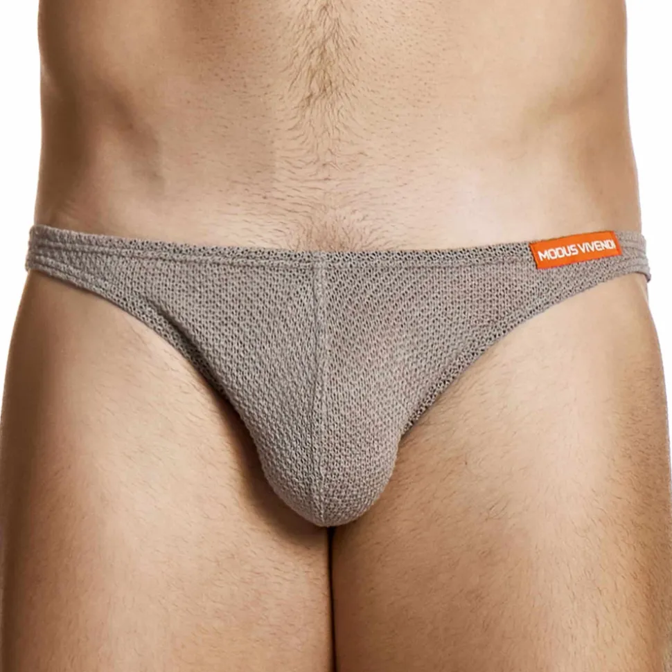 String Micro Knit Marron