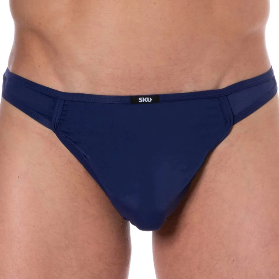 String Microfibre Bleu Marine