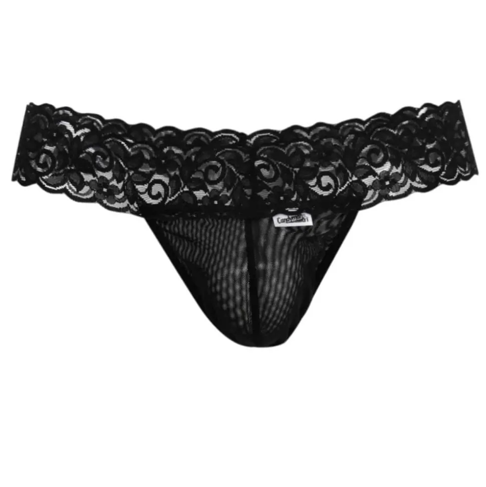 String Résille Dentelle Noir