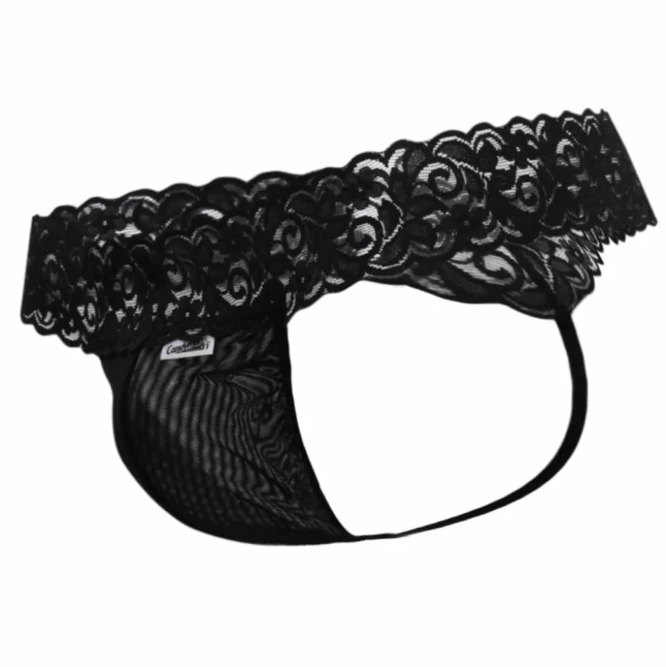 String Résille Dentelle Noir