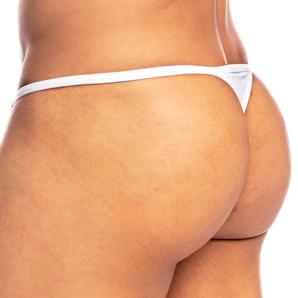 String Striptease Oxford Blanc