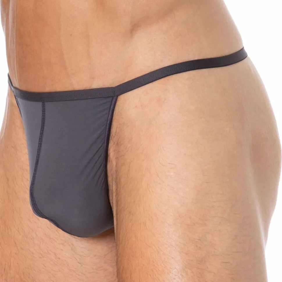 String Temptation Plume Gris Anthracite
