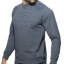 Sweat-Shirt Coton Recyclé Bleu