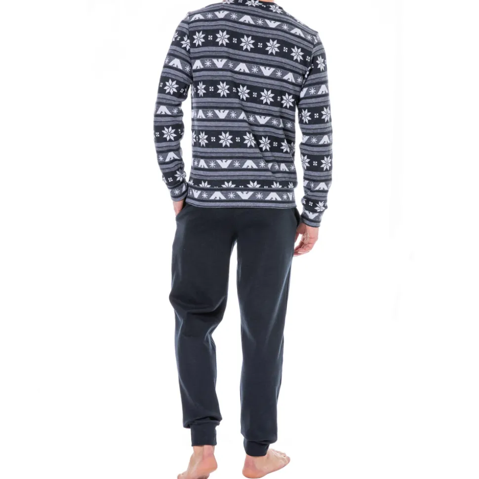 Tenue d'Intérieur Holidays Jacquard Bleu