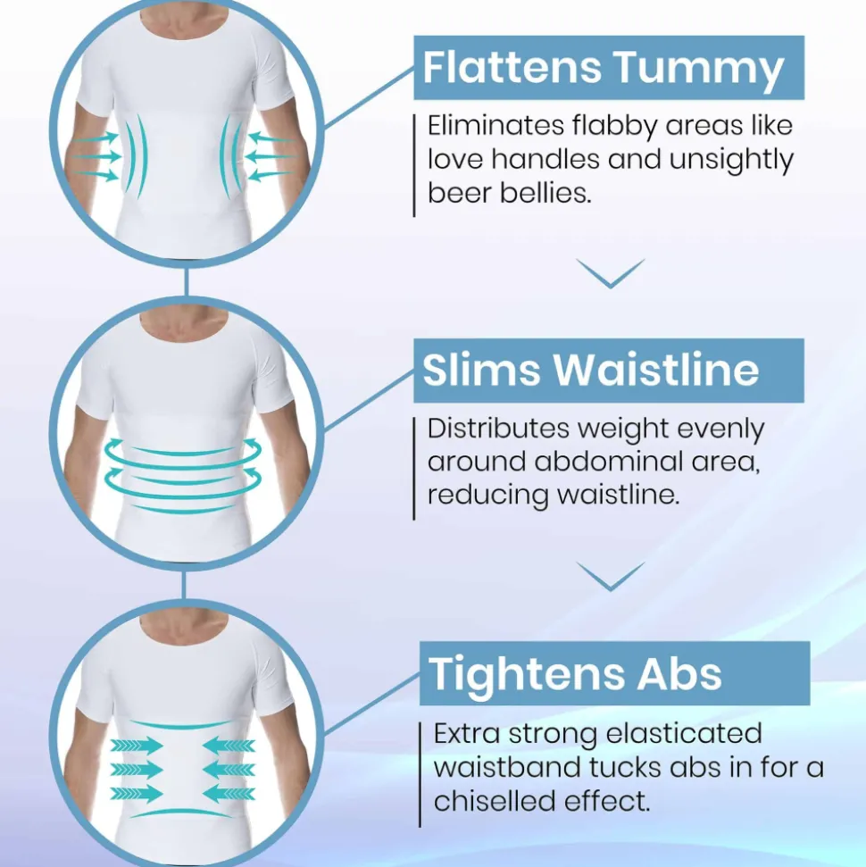 T-Shirt Compression Ferme Blanc