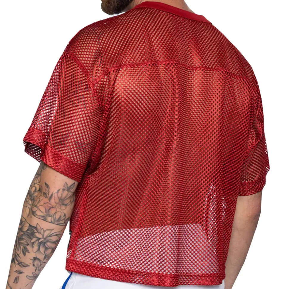T-Shirt Crop Practice Rouge