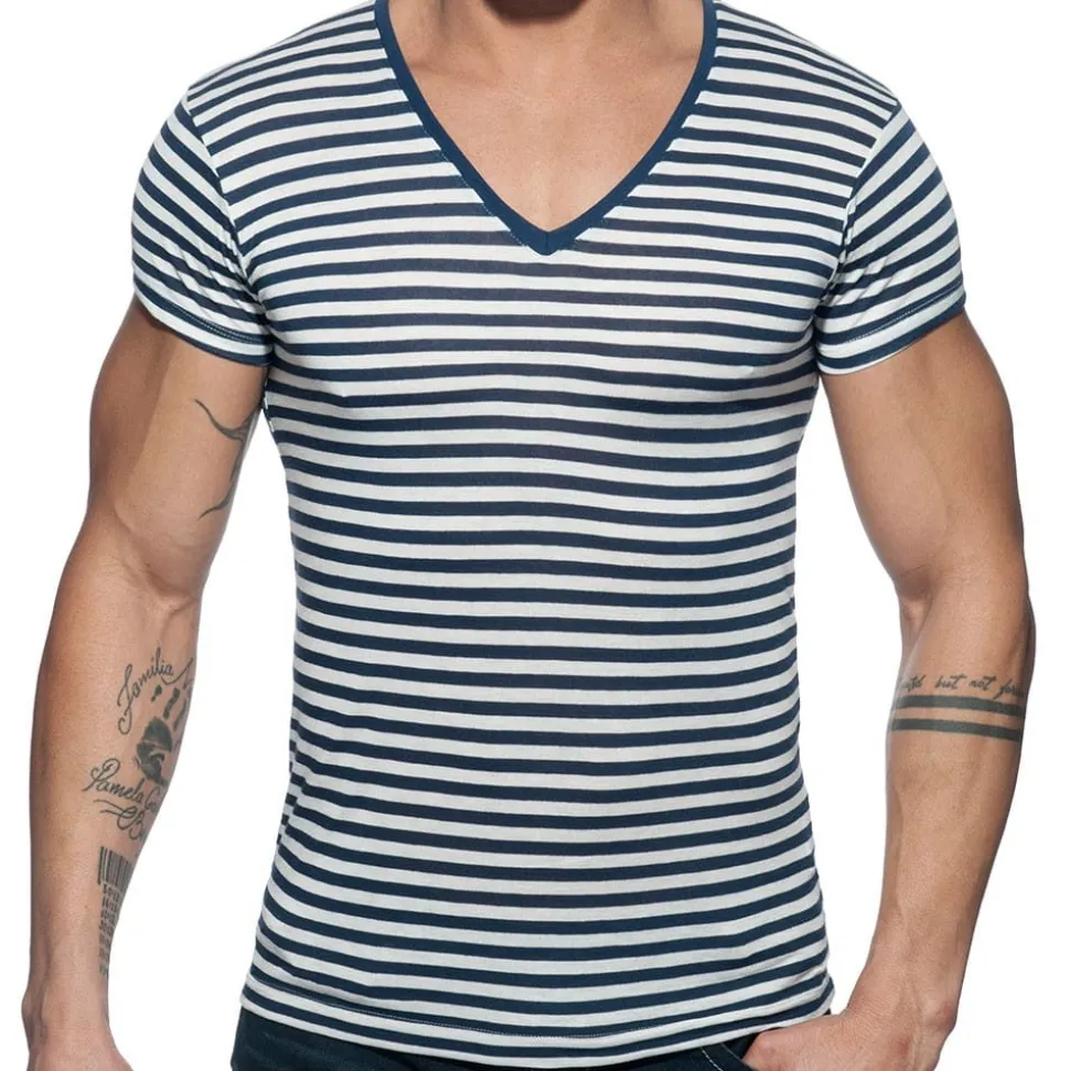 T-Shirt Sailor Marinière - Marine