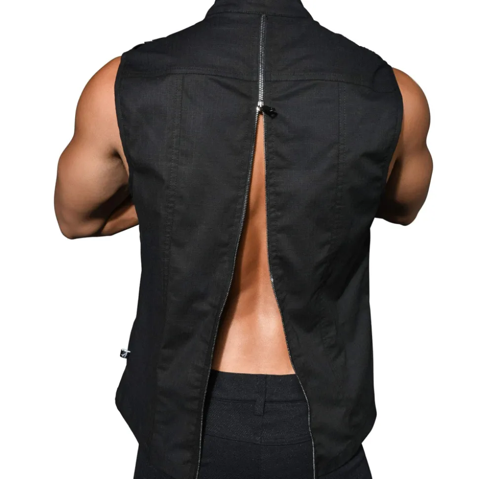 Veste Zipper Special Forces Noire